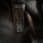 ASOS  Womens Ruffle Shoulder Sweater‎ Dress Black White Size 2 Acrylic Blend Photo 8