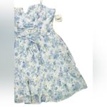 Altar'd State Altar’d State Jodee Floral Mini Dress Coastal Ruffle Feminine Size Medium NEW Photo 5