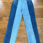 PacSun Retro Blue 90s Patchwork Denim Jeans Photo 0