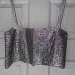 G/FORE Glittering Silver Tank Top Photo 2