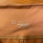 Aerie  Offline Women’s Faux Leather lined Tan Leggings SzM Photo 2