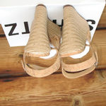 Schutz Natural Cork Wedge Sandals Photo 4