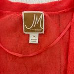 JM Collection Coral Orange Sweater and Tank Set Size 2X Photo 7