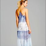 NWOT Blue Silk Maxi Tie Dye Dress💥 Size M Photo 8