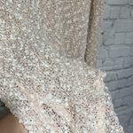 Aeropostale Apricot High-low semi sheer tunic w/gold threading medium Photo 5