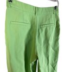 ZARA Lime Green Stretchy High-Rise Flare Leg Size Small Photo 5