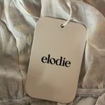 Elodie Floral Print Short Sleeve Scoop Neck Rayon Cropped Top Size Medium NWT Photo 6