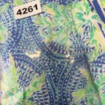 Lilly Pulitzer  Bal Harbour Palazzo Pants Bennet‎ Blue Tropic Like Its Hot size S Photo 5