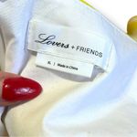 Lovers + Friends Revolve  Adele Mini Dress Lemon Stripe Sweetheart Sz XL yellow Photo 8