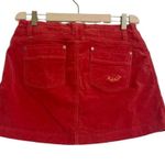 Kuhl  Size 4 Corduroy Skirt Red Mini Photo 2