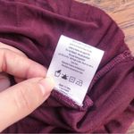 House of Harlow  1960 • lightweight tee maroon raw edge flowy long sleeve rayon Photo 6