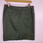 New York & Company Stretch Twill Khaki Pencil Skirt Olive 6 Green Photo 8