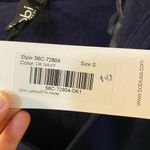 Bobi NWT  Los Angeles soft boxy cropped sweatshirt w/ sailor collar. Navy. Small Photo 5