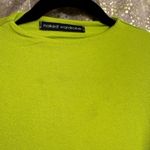Naked Wardrobe Bright Lime Green Long Sleeve Bodysuit Small Photo 3