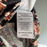 Acler Tippet Floral Flutter Sleeve Midi Dress Size 2 Black Photo 11