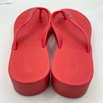 Melissa  vegan sun venice platform sandals red/orange women’s Size 6 Photo 3