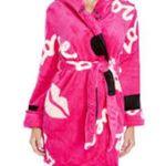 Betsey Johnson 🌷Betsy Johnson Pop Art Love Pink Flush Robe Size XS🌷 Photo 1