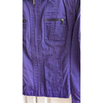Women's Purple Utility Jacket Size M Photo 3