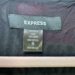 EXPRESS Vtg  Dress Sz M Y2K 90s Coquette Fairy Pink Floral Midi Slip Brown Zebra Photo 4