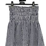 Free People FP One Sunni Convertible Skirt Minidress Black/White Gingham size XS Black Photo 6