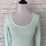 EXPRESS women S open knit semi sheer lightweight Longsleeve Sweater Photo 2