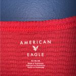 American Apparel  Red Short Sleeve Tee Photo 2