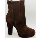 Paige  Chocolate Suede round Pointed Kyra Ankle Boots  size 10.5 Photo 1