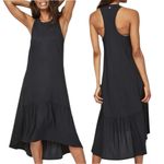 Sweaty Betty  Ace Racerback Black Midi High Low Dress Size XL Photo 1