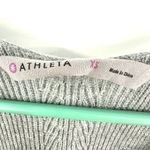 Athleta  Size XS Tank Gray Linen Knit Sheath Tunic Sleeveless Athleisure Yoga‎ Photo 2