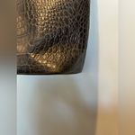 Hartmann Tote Croc Embossed Black Leather Zip close hand/shoulder bag Photo 3