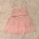 House Of CB NWOT  Amaris Ballerina Pink Baby Doll Mini Dress sz Large Photo 3