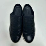 Vince  Black Varley Lace-Up Slip-On Leather Mule Sneakers Size 8.5 Photo 7