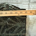 Kimchi Blue  Velvet Beaded Bustier Elegant Embellished Zip Top Crop Sz L Photo 2