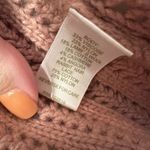 Garnet Hill  Open Front Cardigan Sweater Cashmere Blend Lace Detail Pink‎ Size M Photo 5