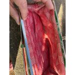 Hobo Green Leather Kiss Lock Double Clutch Wallet Organizer Distressed Photo 4