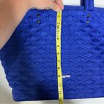 Baggallini quilted tote bag royal blue 20” x 12” x 5.75” Photo 13