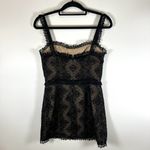 Alexis  Tesi Black Lace mini Cocktail dress‎ Size Small Feminine Designer Sexy Photo 4