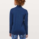 Lululemon NWT  Lab Gami Long Sleeve Merino Jersey Top Onyx Blue Photo 1
