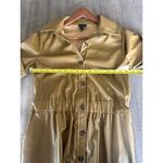 Who What Wear  Faux Leather Camel Button Down Midi Dress Women’s size Small Photo 9