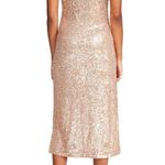 Steve Madden ππ Sleeveless Sequin Midi Dress ~ Rose Gold Large L NWT Photo 2