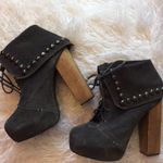 Naughty Monkey GRAY SUEDE ANKLE BOOTIES Photo 0