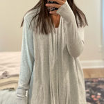 Athleta  Light Gray Long Cardigan Photo 0