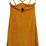 Divided H&M Orange Terry Cloth Halter Bandeau Mini Dress Swim Cover Up Size XS Photo 0