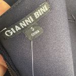 Gianni Bini  Chrissy off the shoulder scuba dress navy blue size small NWT Photo 2