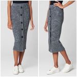 BLANK NYC NWT Size M Catch Ya Later Knit Straight Pencil Skirt Gray Photo 1
