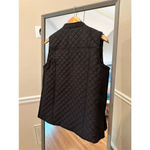 kim rogers  True Black Quilted Puffer Vest Size‎ Medium NWT Photo 2