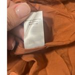 Lulus NWT  Admire You Burnt Orange Floral Print Ruffled Long Sleeve Mini Dress M Photo 11