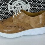 Driver Club USA Women's Leather Raleigh Extralight Wingtip Sneaker Loafer Size 5 Tan Photo 4