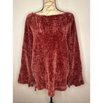 Sundance  Samantha chenille boat neck split flare sleeve sweater XL Photo 1