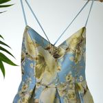 Eliza J 🆕 Jacquard Brocade Floral Midi Flare Dress Photo 7